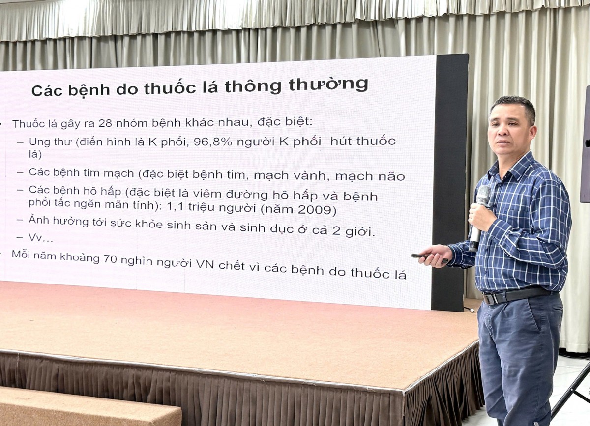 Số ca cấp cứu liên quan đến thuốc lá điện tử, nung nóng giảm 70% sau “lệnh” cấm