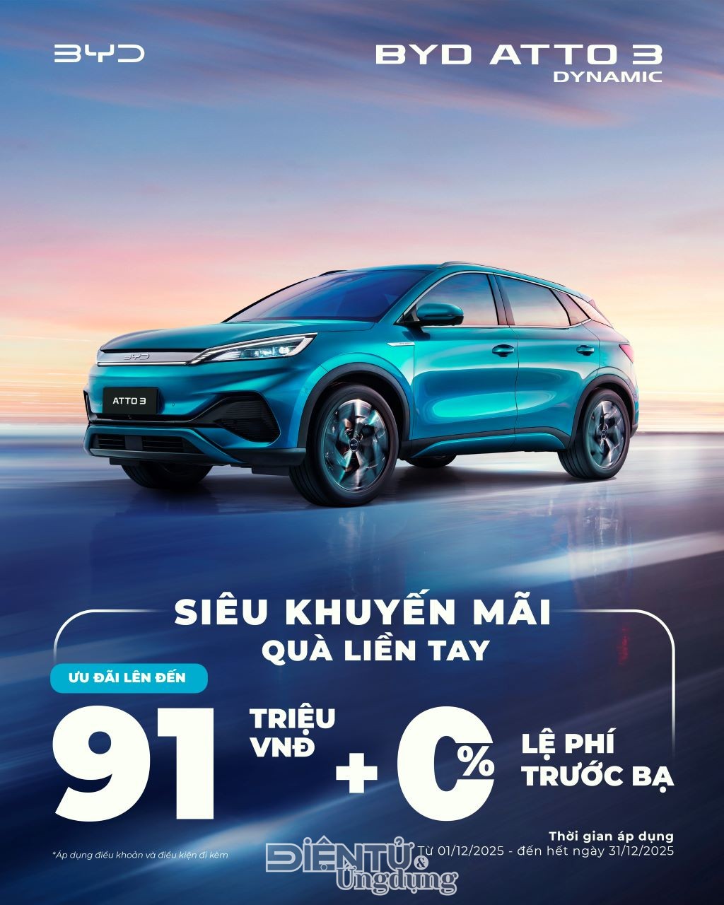 BYD Việt Nam ưu đãi tháng 12: Rinh xe xịn - Đón Noel