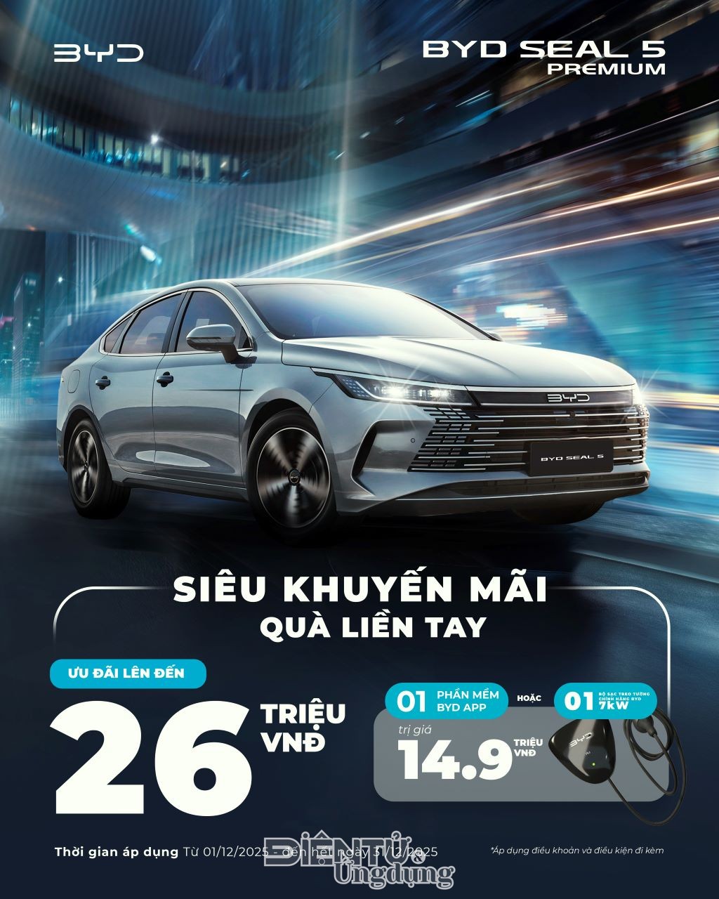 BYD Việt Nam ưu đãi tháng 12: Rinh xe xịn - Đón Noel