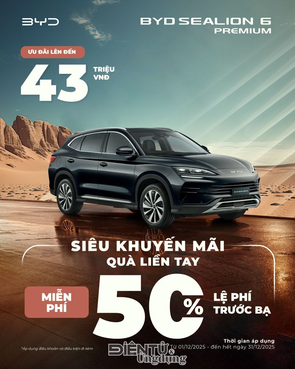 BYD Việt Nam ưu đãi tháng 12: 'Rinh xe xịn - Đón Noel'