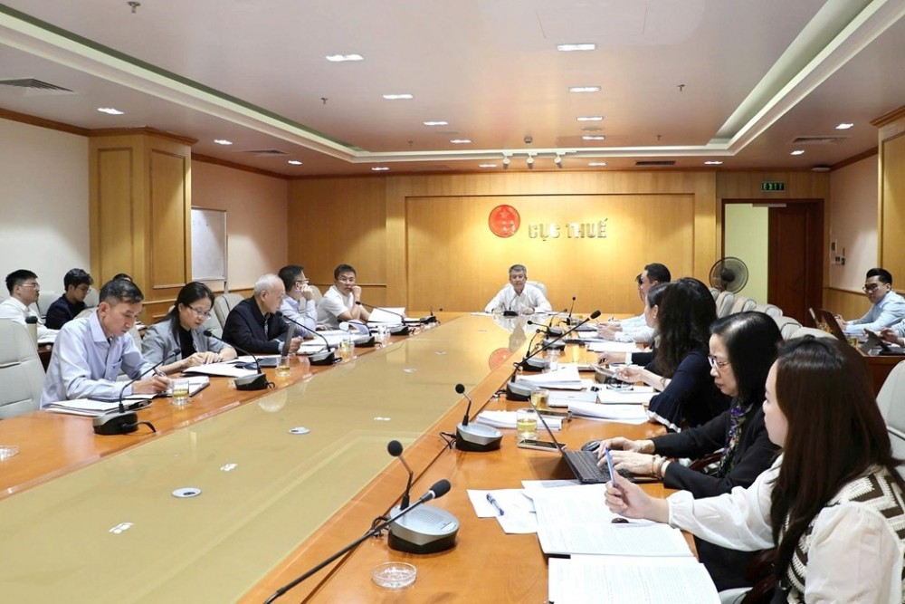 Cục trưởng Cục Thuế Mai Xuân Thành chủ trì cuộc họp