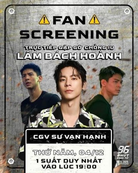 Chàng vợ ma Lâm Bách Hoành lần đầu đến Việt Nam, tái xuất với phim hành động 96 Phút Sinh Tử Chàng vợ ma Lâm Bách Hoành lần đầu đến Việt Nam, tái xuất với phim hành động 96 Phút Sinh Tử