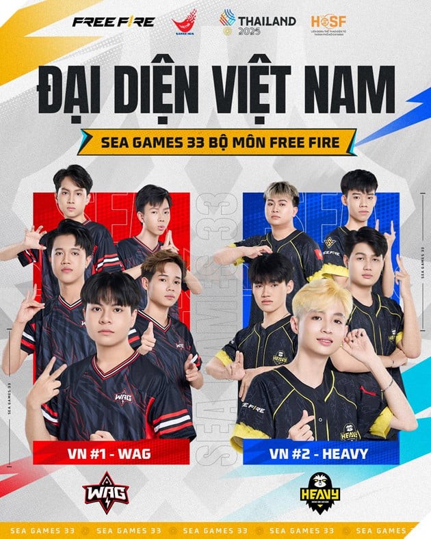 Hai Đội tuyển Free Fire Việt Nam