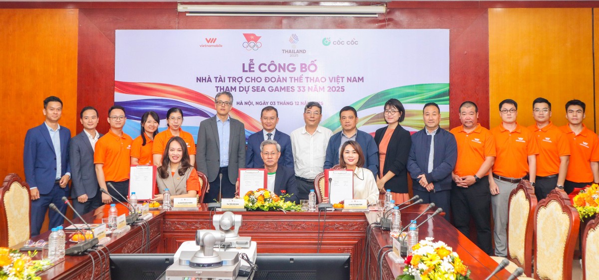 Vietnamobile và Cốc Cốc đồng hành cùng Đoàn thể thao Việt Nam Vietnamobile và Cốc Cốc đồng hành cùng Đoàn thể thao Việt Nam