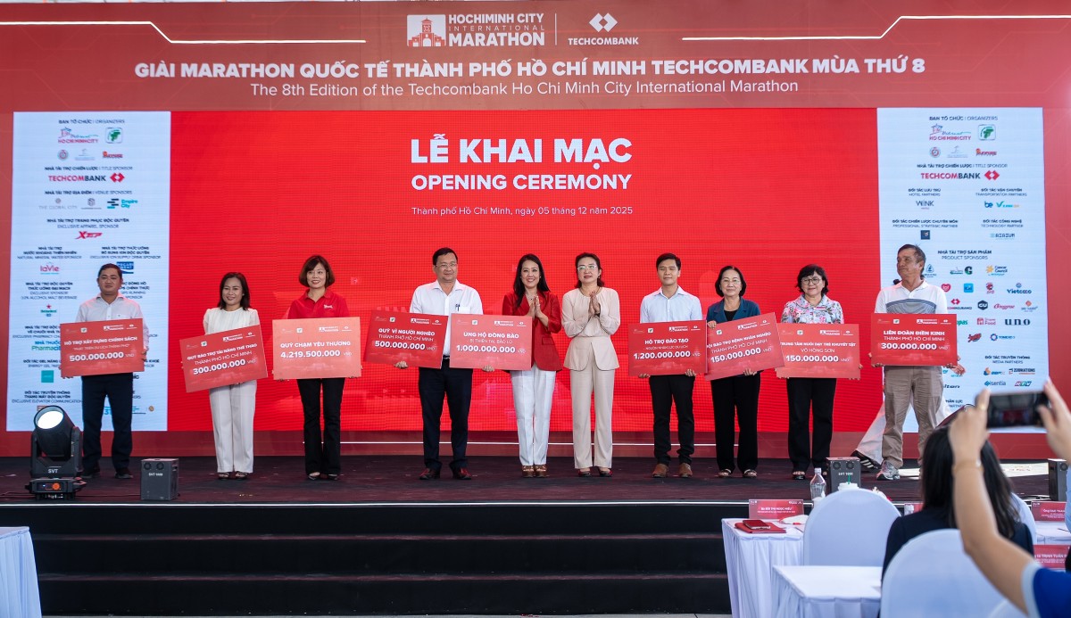 Giải Marathon Quốc tế TP.HCM Techcombank mùa thứ 8 chính thức khởi động