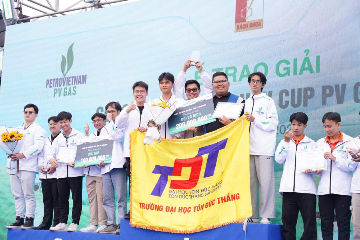 Đại học Tôn Đức Thắng vô địch Cuộc thi sáng tạo UAV 2025 - Cup PV GAS Đại học Tôn Đức Thắng vô địch Cuộc thi sáng tạo UAV 2025 - Cup PV GAS