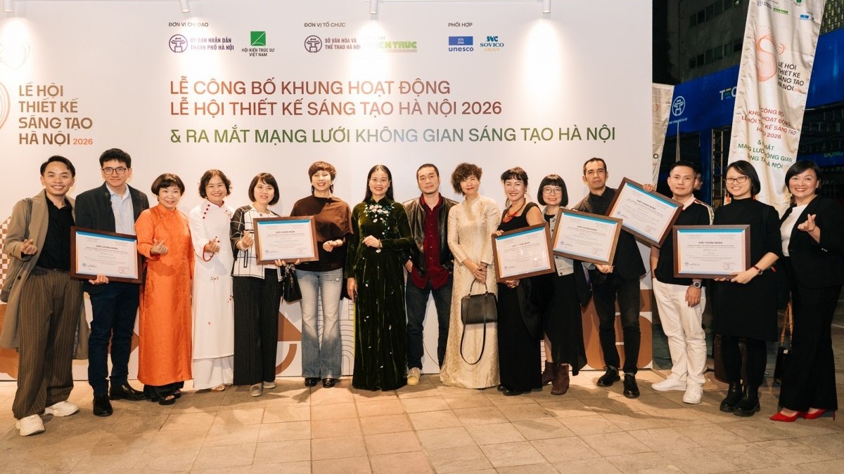 Công bố Khung hoạt động Lễ hội Thiết kế Sáng tạo Hà Nội 2026 và ra mắt Mạng lưới không gian sáng tạo Hà Nội