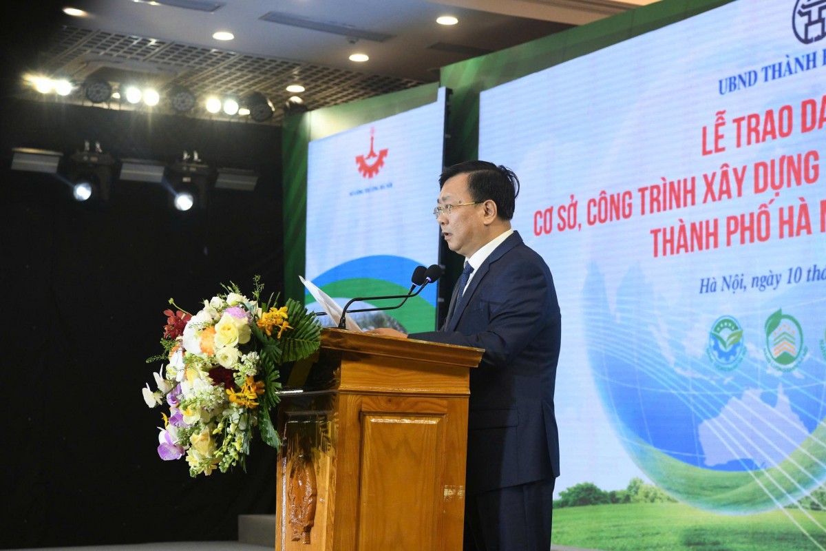 Hà Nội vinh danh 87 cơ sở, công trình sử dụng năng lượng xanh năm 2025