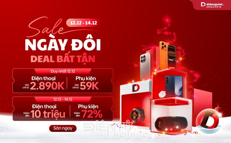 Di Động Việt mở “Đại tiệc công nghệ” cuối năm Di Động Việt mở “Đại tiệc công nghệ” cuối năm