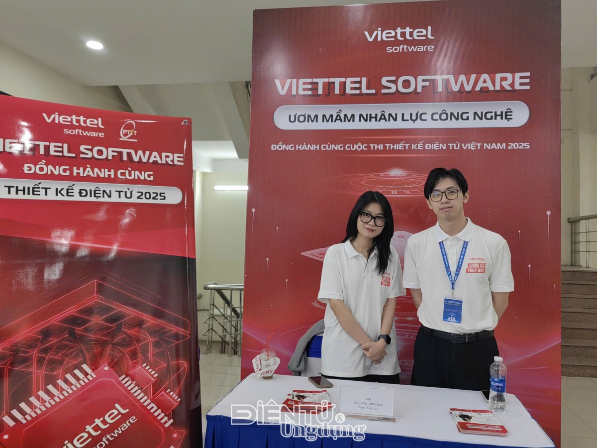 Ông Nguyễn Huy Nhân đại diện đơn vị Viettel Software, đơn vị đồng hành của Cuộc thi