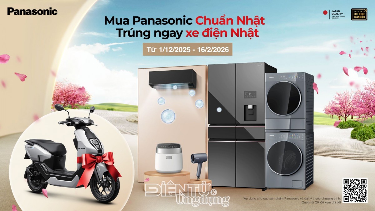 Panasonic tung chương trình ưu đãi Tết 2026 Panasonic tung chương trình ưu đãi Tết 2026