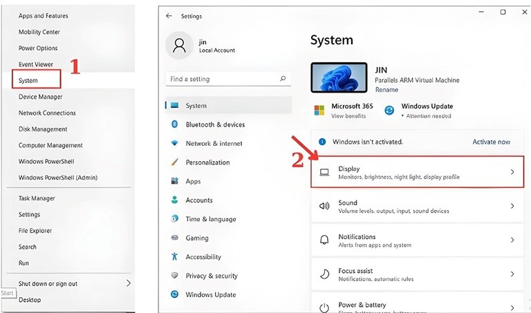 Cách kết nối 2 màn hình máy tính Windows 11