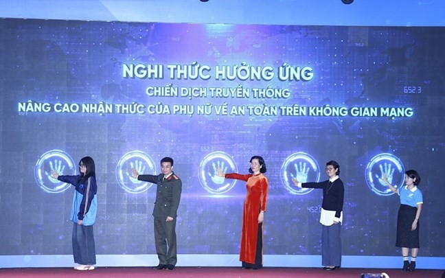 Hội LHPN Việt Nam phát động chiến dịch nâng cao nhận thức của phụ nữ về an toàn trên không gian mạng