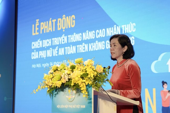 Hội LHPN Việt Nam phát động chiến dịch nâng cao nhận thức của phụ nữ về an toàn trên không gian mạng