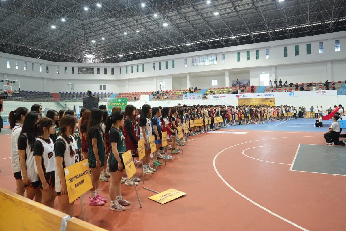 Giải Bóng rổ Sinh viên Việt Nam 2025–2026 chính thức khởi tranh