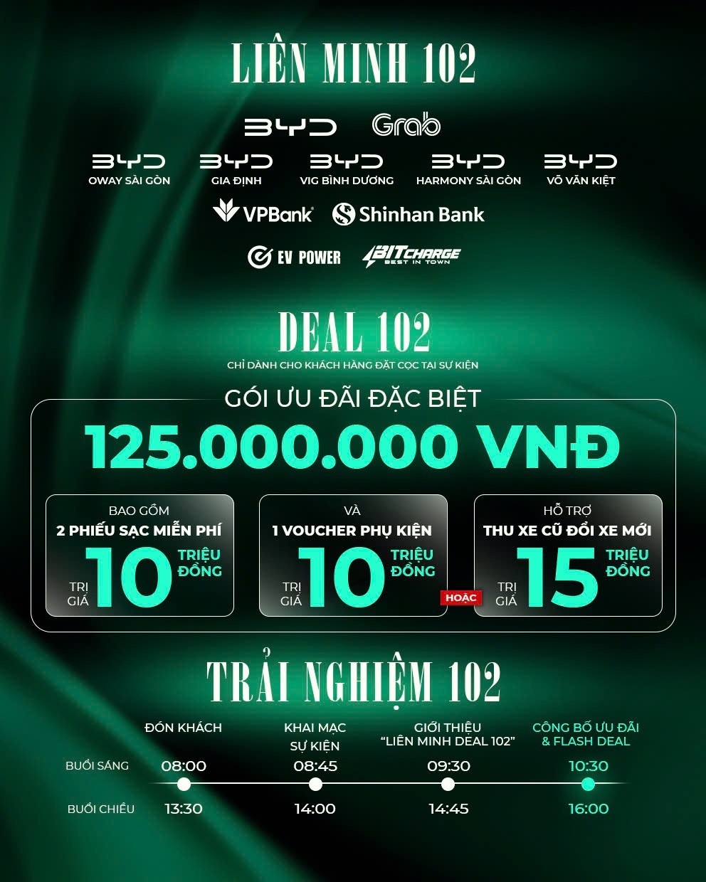 BYD Việt Nam công bố chuỗi sự kiện 'BYD - ngày hội 102' BYD Việt Nam công bố chuỗi sự kiện 'BYD - ngày hội 102'