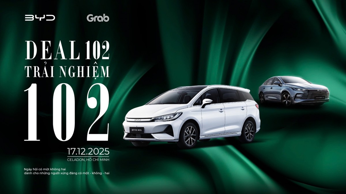 BYD Việt Nam công bố chuỗi sự kiện 'BYD - ngày hội 102' BYD Việt Nam công bố chuỗi sự kiện 'BYD - ngày hội 102'