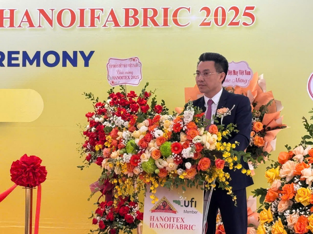 HanoiTex & HanoiFabric 2025: Thúc đẩy sản xuất xanh và nâng cao năng lực cạnh tranh ngành dệt may