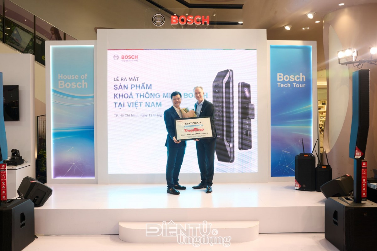 Bosch Việt Nam ra mắt dòng khóa điện tử thế hệ mới