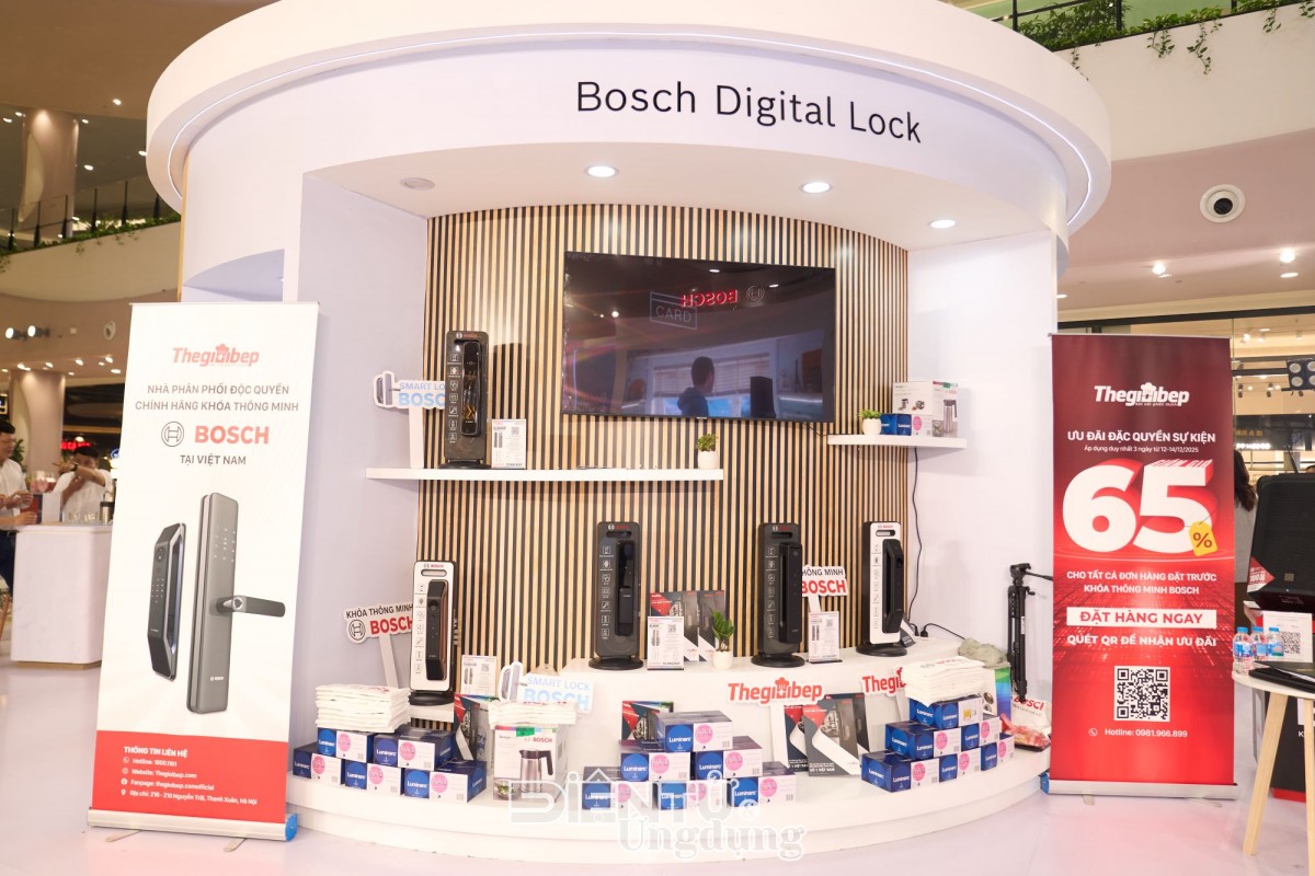 Bosch Việt Nam ra mắt dòng khóa điện tử thế hệ mới