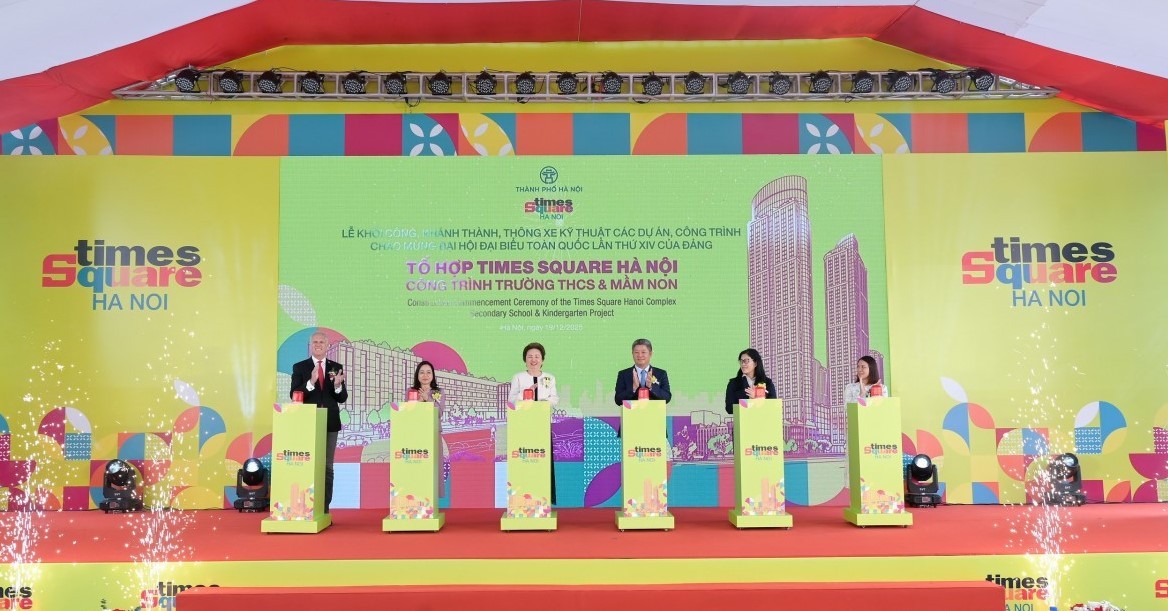 Khởi công dự án Tổ hợp Times Square Hà Nội gần 5.000 tỷ đồng