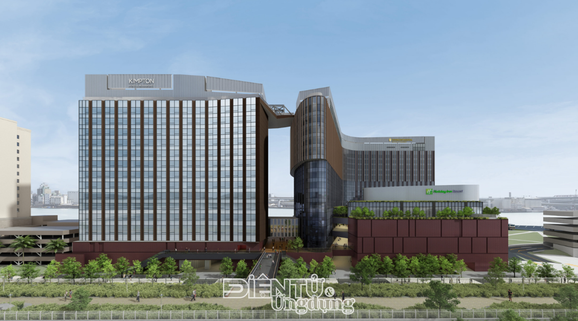 Một phối cảnh bên ngoài khác của dự án