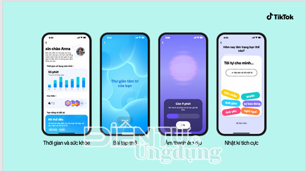 Người dùng có thể thư giãn, tái cân bằng và nạp năng lượng… từ TikTok