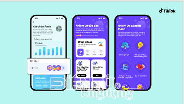 Người dùng có thể thư giãn, tái cân bằng và nạp năng lượng… từ TikTok