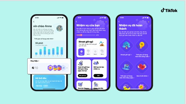 Người dùng có thể thư giãn, tái cân bằng và nạp năng lượng… từ TikTok