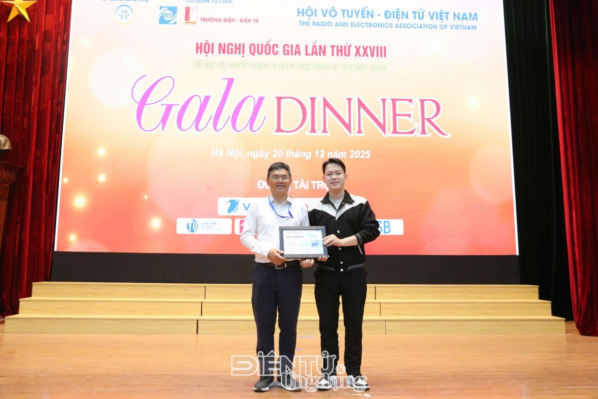 Hội nghị REV-ECIT 2025 vinh danh 4 công trình xuất sắc nhất về Terahertz và AI