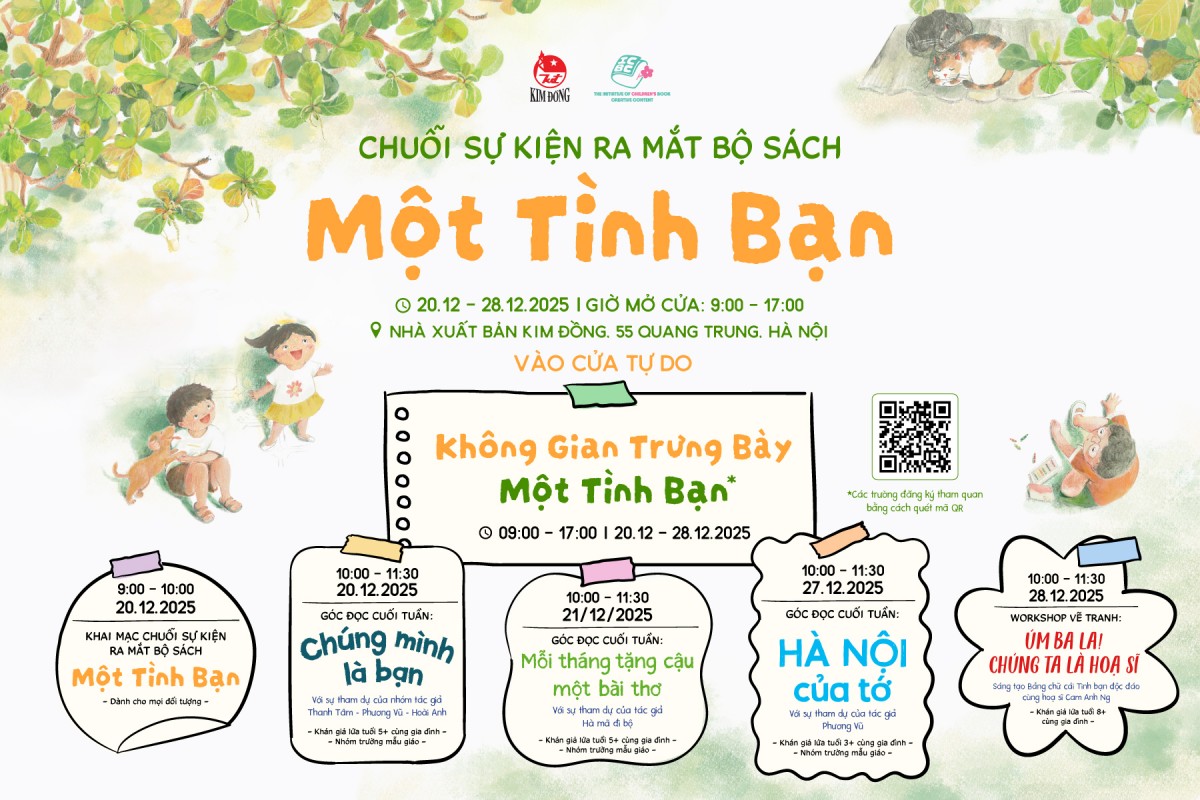 Một tình bạn - Vẻ đẹp lấp lánh của tình bạn qua sách tranh thiếu nhi