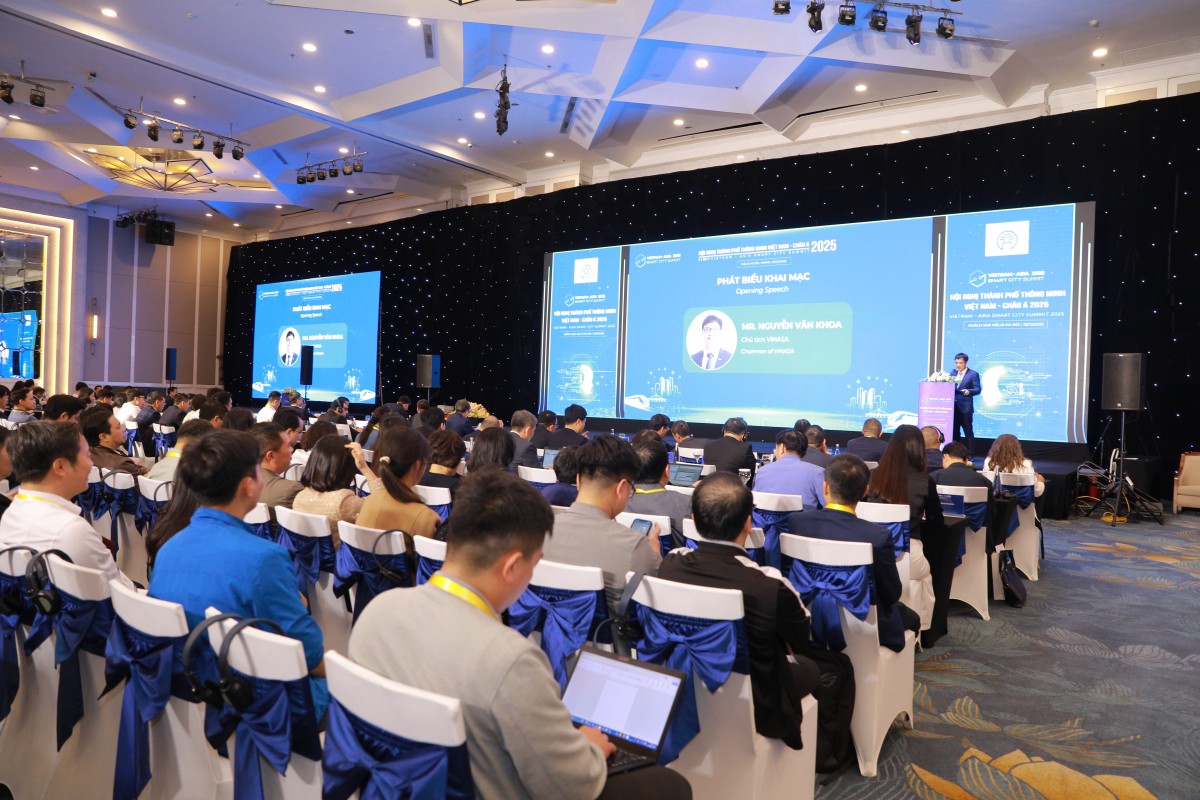 Khai mạc Hội nghị Thành phố Thông minh Việt Nam - châu Á 2025