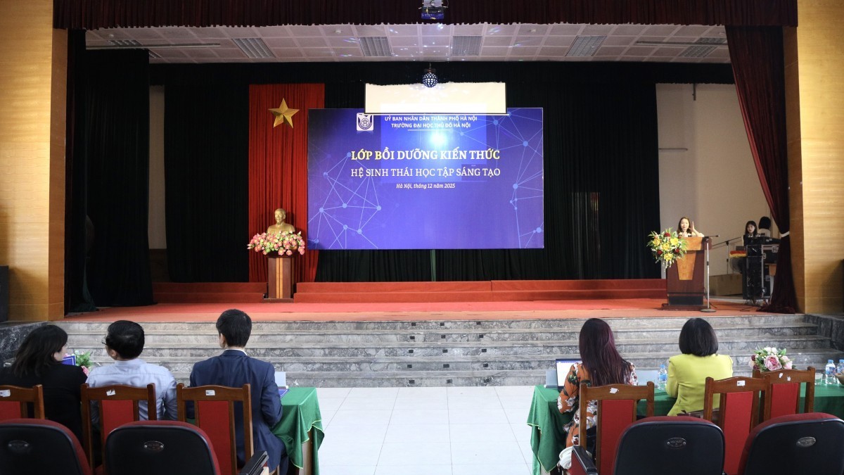 Hơn 900 giáo viên Hà Nội được bồi dưỡng kiến thức về Hệ sinh thái học tập sáng tạo