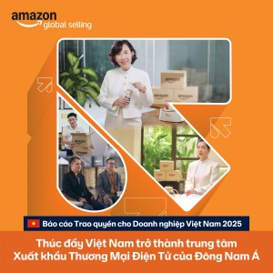 Doanh số sản phẩm có thương hiệu của doanh nghiệp Việt trên Amazon tăng 40%