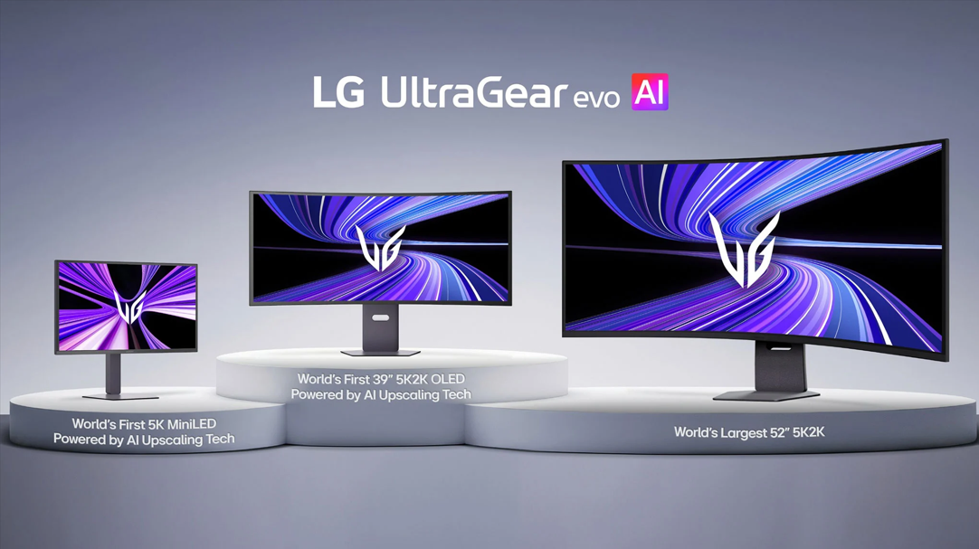 LG ra mắt bộ ba màn hình gaming 5K UltraGear evo trước thềm triển lãm CES 2026