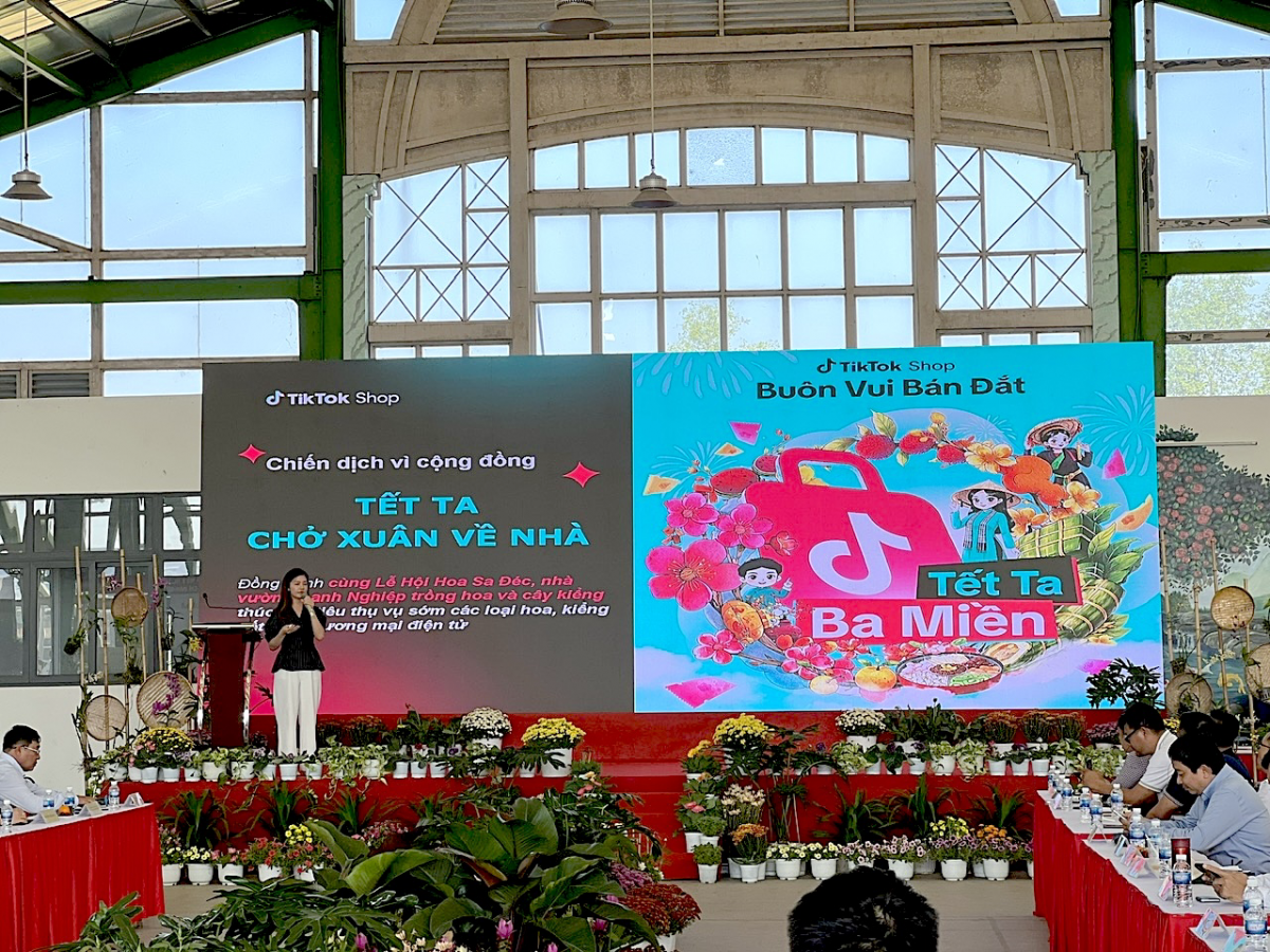 TikTok Shop tôn vinh văn hóa Việt qua thương mại Tết