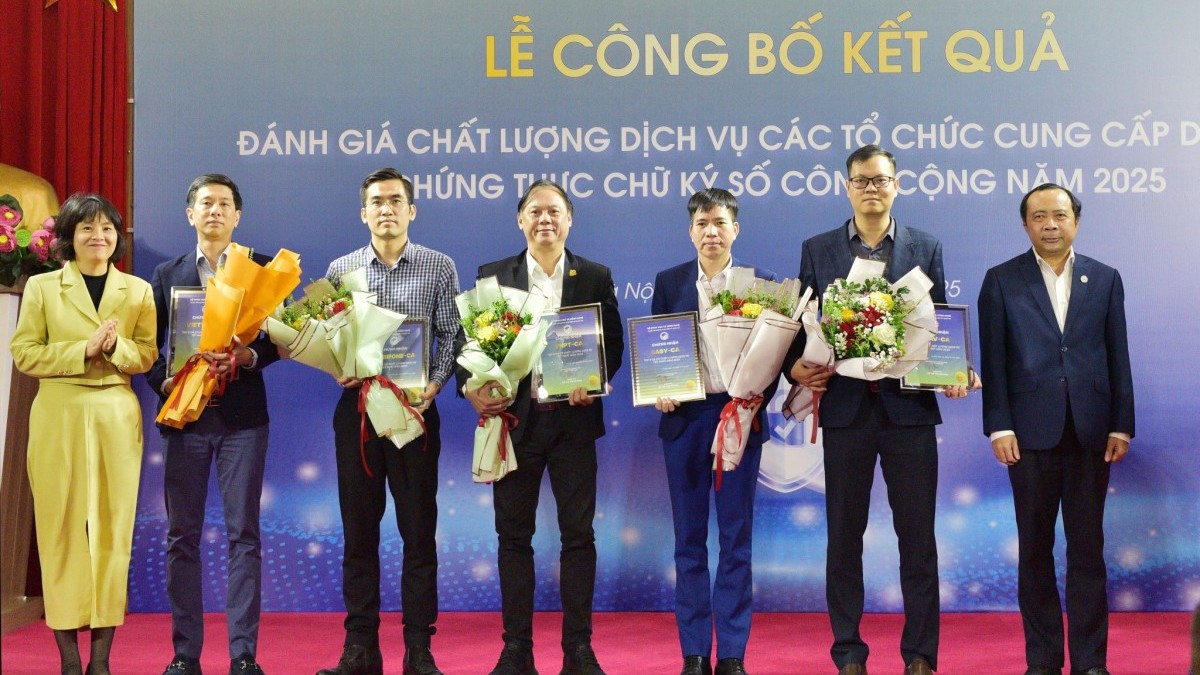 NEAC công bố Top 5 nhà cung cấp chữ ký số công cộng tốt nhất 2025