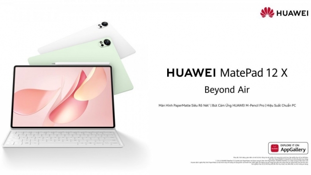 HUAWEI MatePad 12 X sẽ lên kệ vào ngày 9 tháng 1 tới
