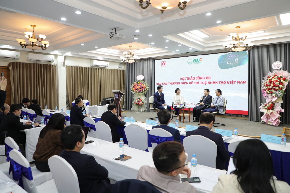 Lần đầu tiên công bố Báo cáo về AI tại Việt Nam: Khoảng cách giữa khung chính sách và thực tiễn tiếp tục là thách thức lớn Lần đầu tiên công bố Báo cáo về AI tại Việt Nam: Khoảng cách giữa khung chính sách và thực tiễn tiếp tục là thách thức lớn