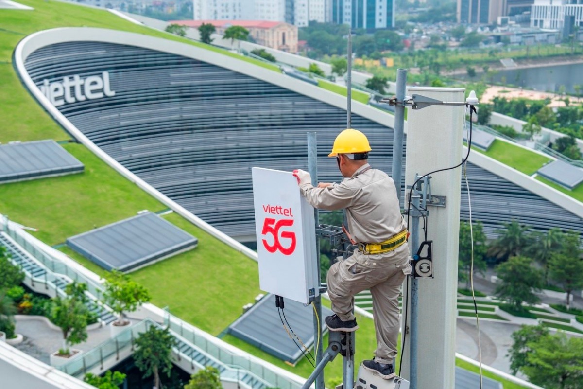 Việt Nam phủ sóng 5G tới 91,2% dân số Việt Nam phủ sóng 5G tới 91,2% dân số