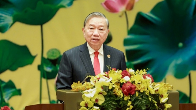 Tổng Bí thư Tô Lâm phát biểu tại Lễ kỷ niệm 80 năm Ngày Tổng tuyển cử đầu tiên bầu ra Quốc hội của nước Việt Nam Dân chủ Cộng hòa