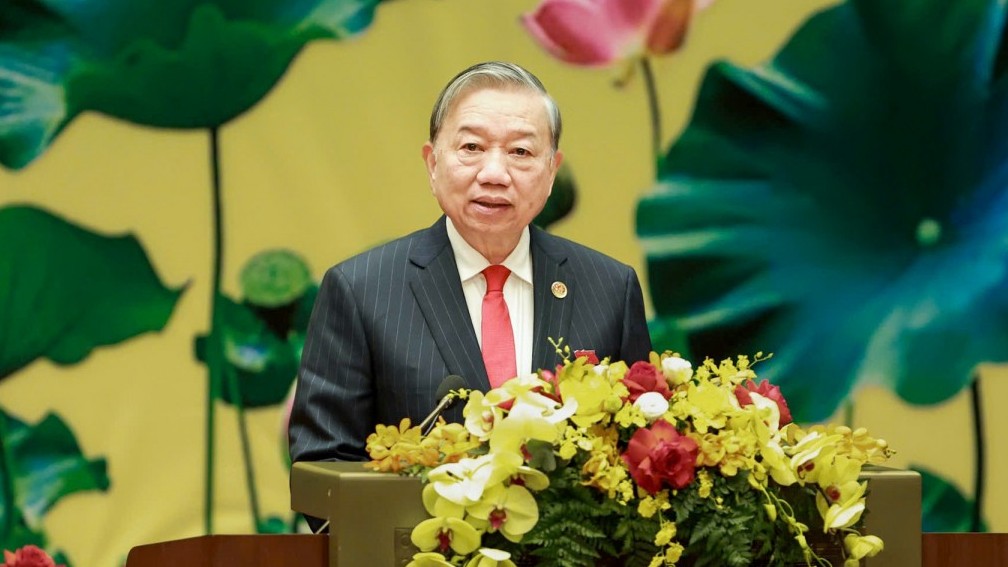 Tổng Bí thư Tô Lâm phát biểu tại Lễ kỷ niệm 80 năm Ngày Tổng tuyển cử đầu tiên bầu ra Quốc hội của nước Việt Nam Dân chủ Cộng hòa