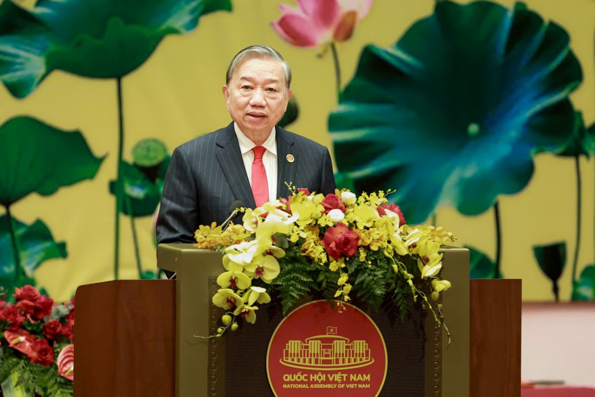 Tổng Bí thư Tô Lâm phát biểu tại Lễ kỷ niệm 80 năm Ngày Tổng tuyển cử đầu tiên bầu Quốc hội Việt Nam - Ảnh VGP/Nhật Bắc
