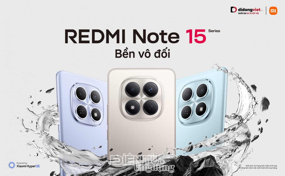 Di Động Việt chính thức mở đặt trước Redmi Note 15 series Di Động Việt chính thức mở đặt trước Redmi Note 15 series