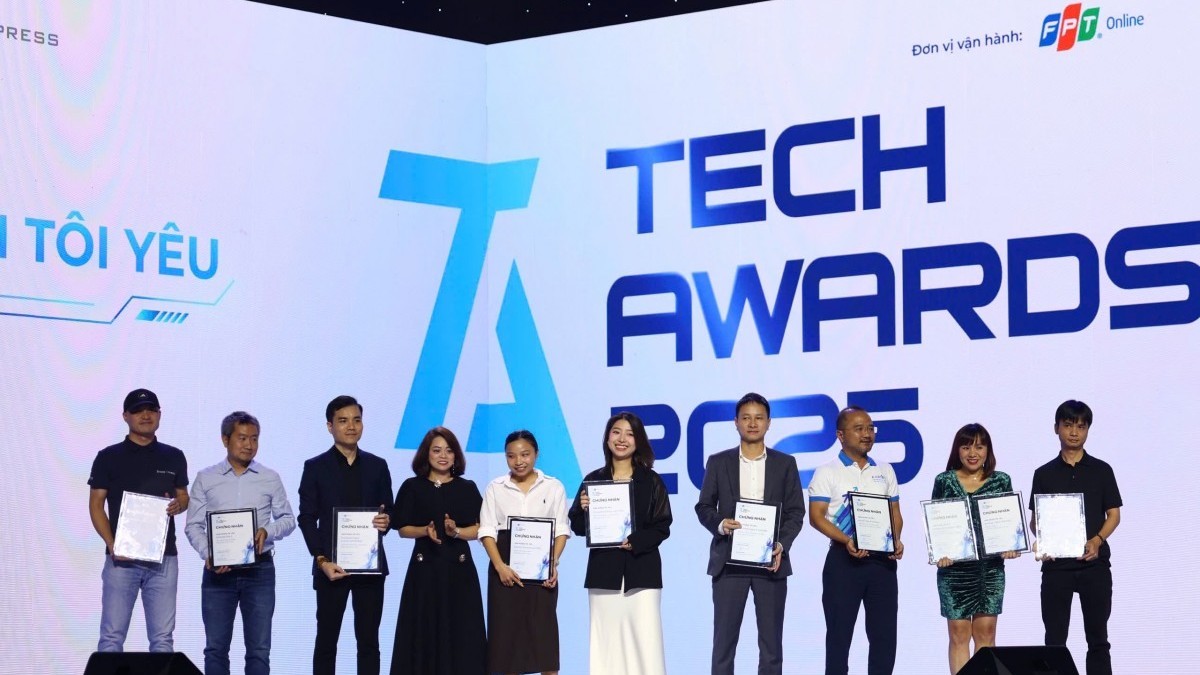 Tech Awards 2025 vinh danh hơn 30 sản phẩm, nền tảng ứng dụng và thương hiệu công nghệ xuất sắc