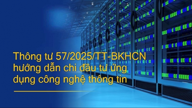 Hướng dẫn nội dung chi cho hoạt động đầu tư ứng dụng công nghệ thông tin