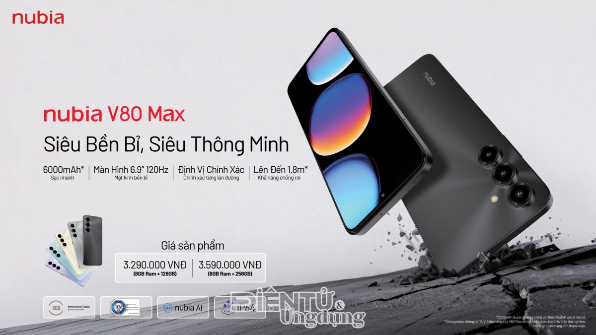 nubia ra mắt nubia V80 Series