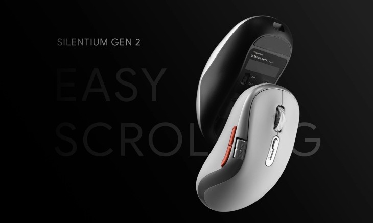 Chuột không dây “silent” HyperWork Silentium Gen 2