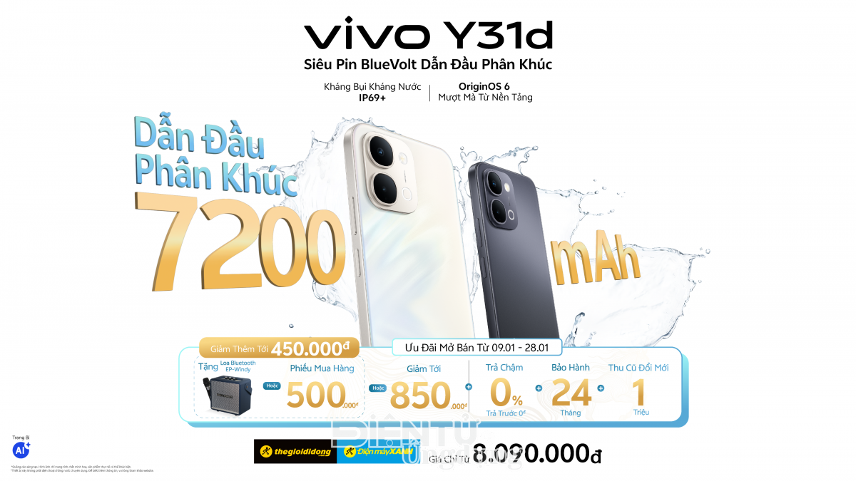 vivo Y31d chính thức ra mắt