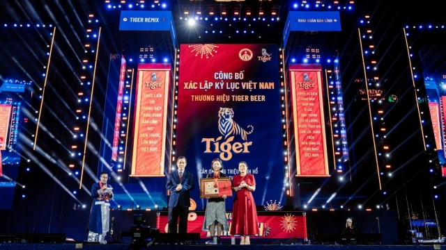 Tiger Beer xác lập kỷ lục mới